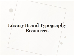 Essential Serif Fonts for Luxury Branding