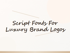 Crafting Luxury Brand Identities with Script Fonts